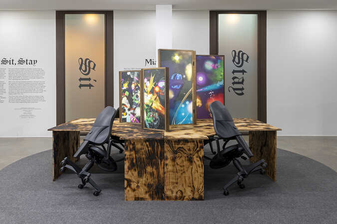 Ausstellungsansicht „Miao Ying. Come, Sit, Stay“, Belvedere 21, Foto: Johannes Stoll / Belvedere, Wien